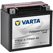 Аккумулятор Varta Powersports AGM TX20-BS (18 Ah) 518902025